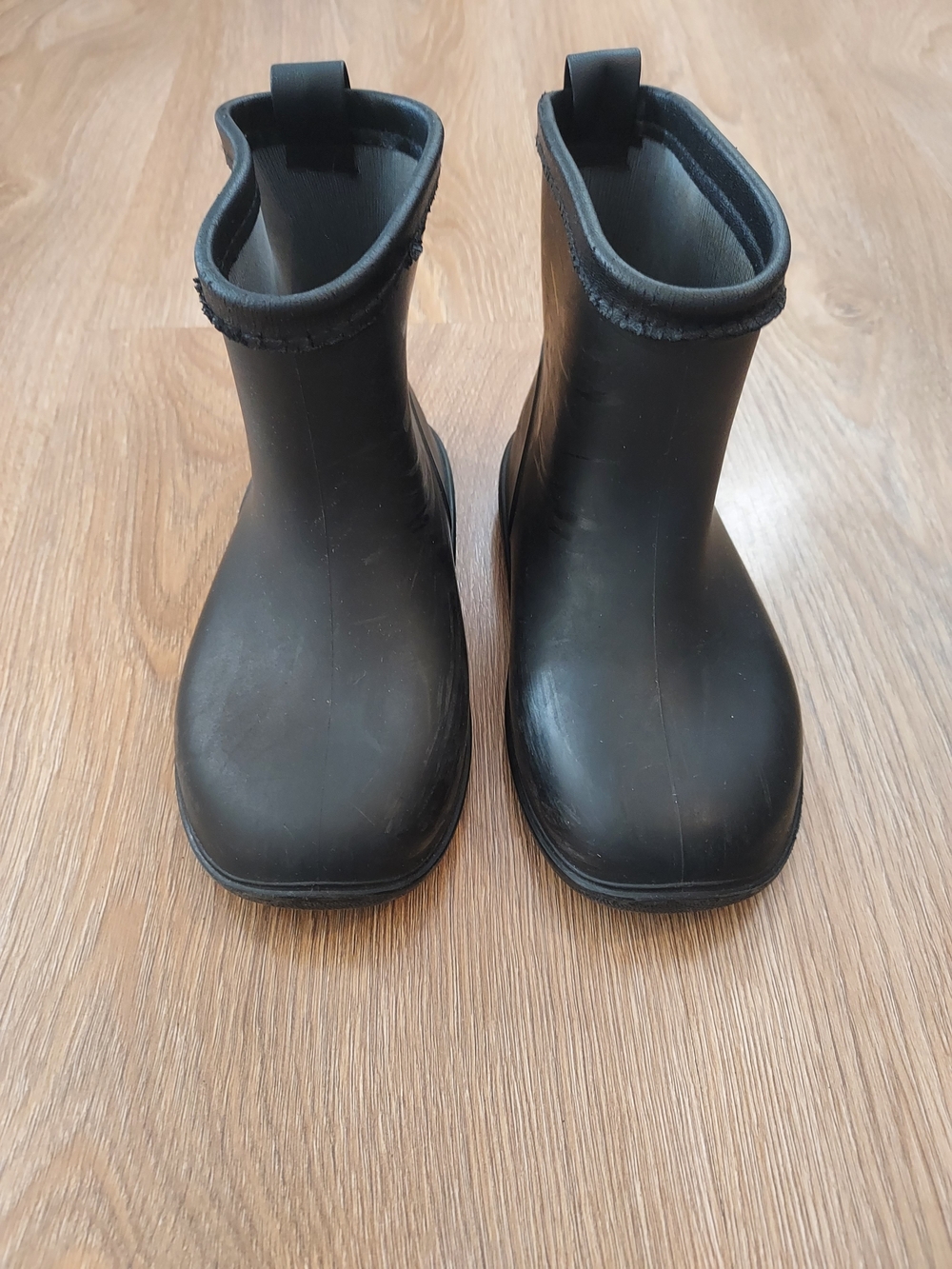 Black Waterproof Short Rain Boots